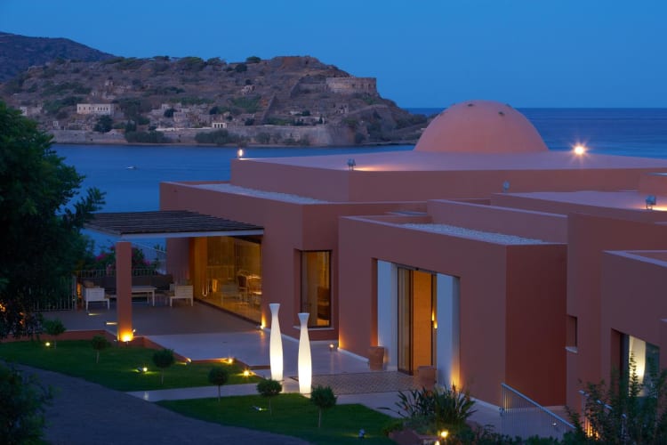 Exterior front of resort building